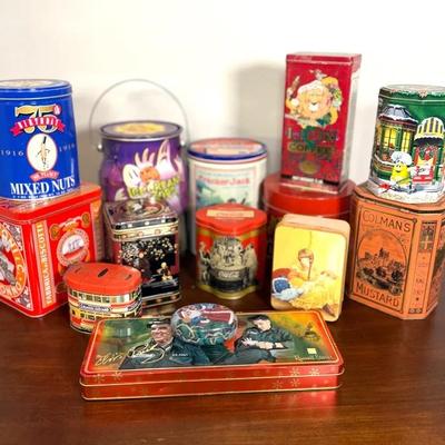 Vintage Very Colectable Tins