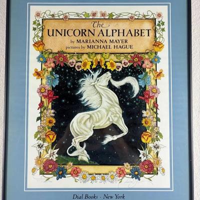 The Unicorn Alphabet - Signed & Framed Print