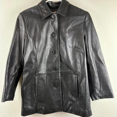 Petite Sophisticate - Black Leather Jacket