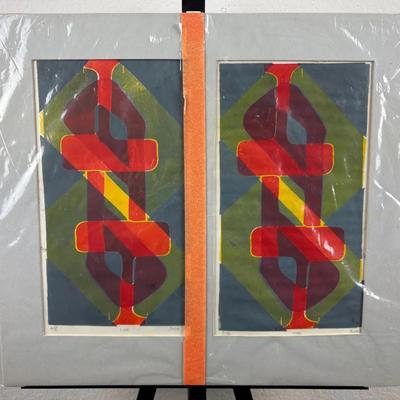 Povlin - Link - Signed & Numbered Mid-Century Modern Colorful Screen Prints