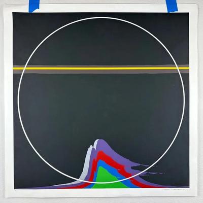 Thomas W. Benton - Rainbow Wave Large Vintage Signed & Numbered Serigraph (16/250) (1981)