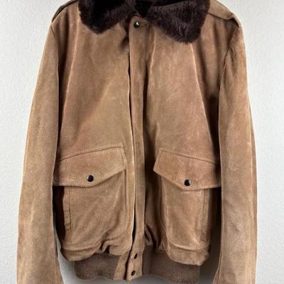 Christopher Hart - Brown Suede Fleece Jacket