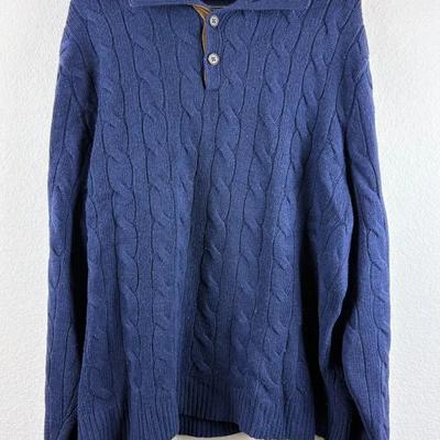 Ralph Lauren - Polo Golf Blue Merino Wool Sweater