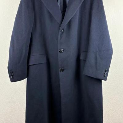 Hickey-Freeman Jacobson’s Blue Wool Coat