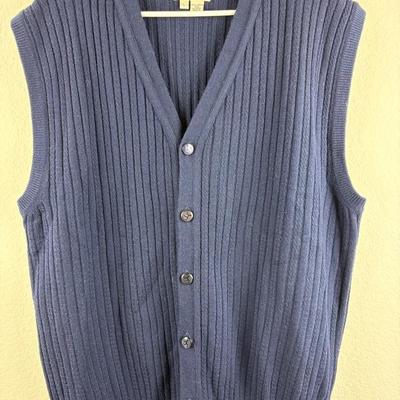 Pringle - Dark Blue Wool Sweater Vest