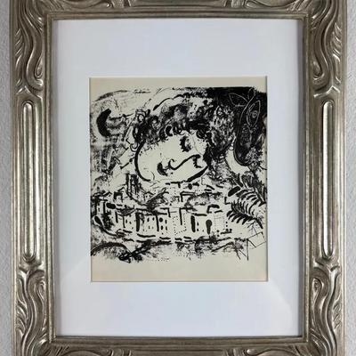 Marc Chagall - The Village - Framed Original Lithograph