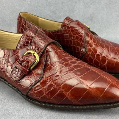 Monticelli - Italian Brown Alligator Leather Loafers