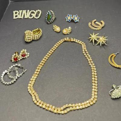 Rhinestone Costume Jewelry
