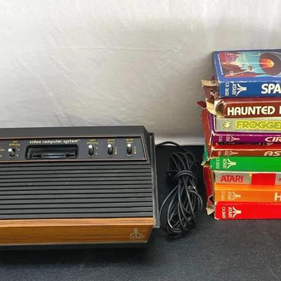 Atari 2600+ Console and 9 Atari Games - Space Invaders, Asteroids, Circus