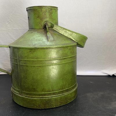 Upcycled Vintage Milk Churn - Forest Green - Tin