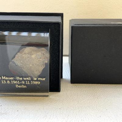 1989 Berlin Wall Fragment in a Souvenir Acrylic Case
