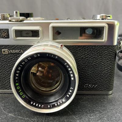 Yashica Electro 35 GSN 35mm Rangefinder with Leather Yashica Case - Vintage