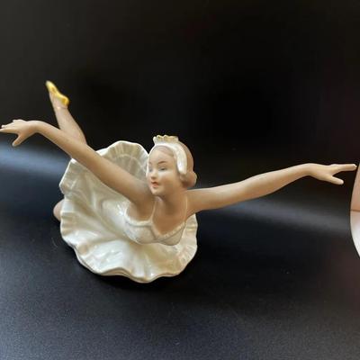 Wallendorf 1764 Porcelain Ballerina - Bisque Finish - Vintage