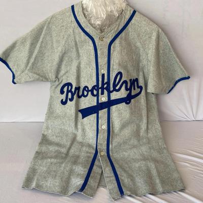 Brooklyn Dodgers Jersey 100% Cotton, Vintage