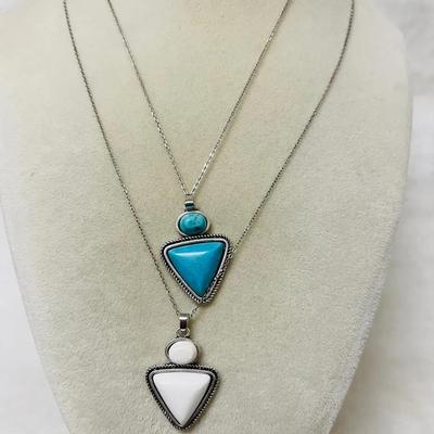 Sterling Silver Southwest Style Necklaces #2