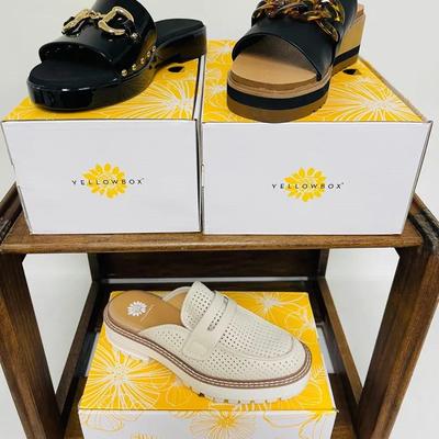 “Yellowbox” Sandals and More