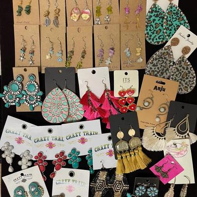 A Rare Bird, Crazy Train, Handmade, and More Earrings