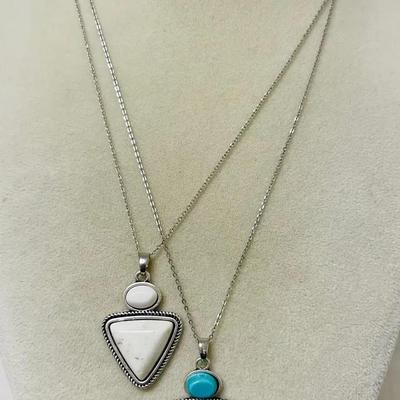 Sterling Silver Southwest Style Necklaces #1