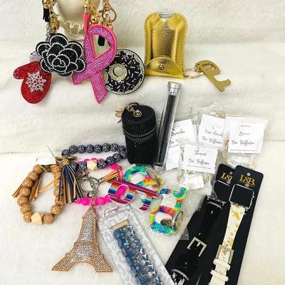 Key Chains, Bag Charms, Watch Bands, and More