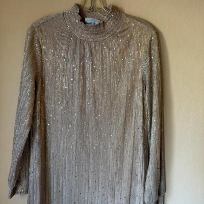 Metallic dress