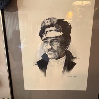 E etching of sailor