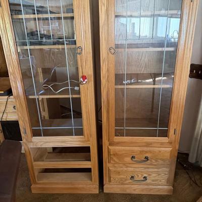 Sides of entertainment center
Can be sold separately 