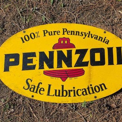 Pennzoil Sign