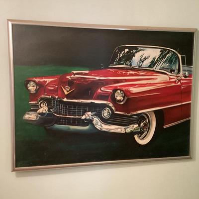 Wall art 1955 cadillac eldorado convertible