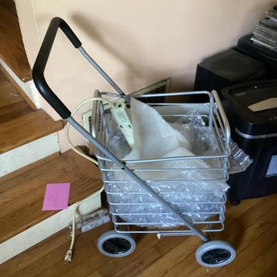 Folding shopping cart