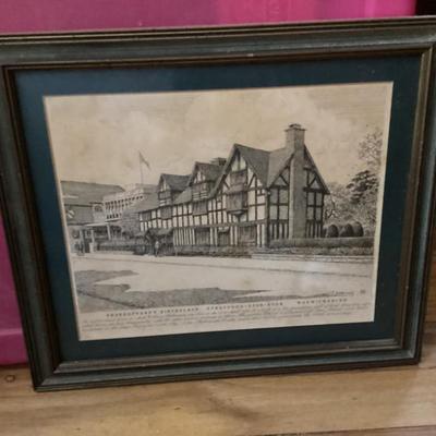 Wall art framed print of shakespeare s birthplace