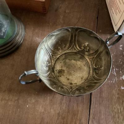 Vintage silver plated sugar bowl