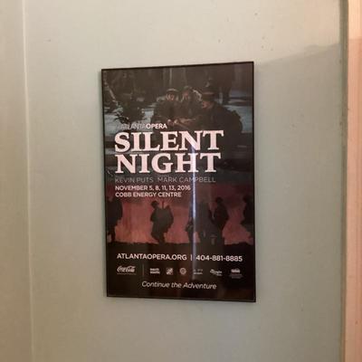 Promo poster silent night opera by compose kevin puts