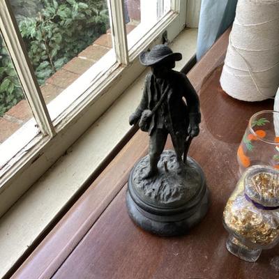 The little savoyard bronze statue by victor rousseau