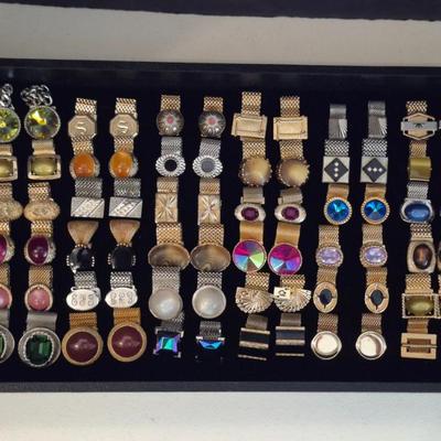 Vintage Cuff Link Display - All on Tray - Tray Incuded