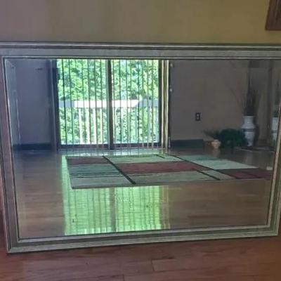 Gold Tone Framed Mirror