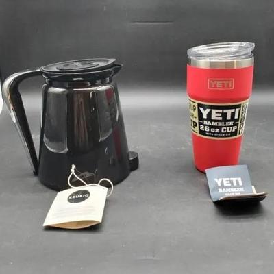 Yeti Rambler 26 Oz Cup and Keurig Carafe