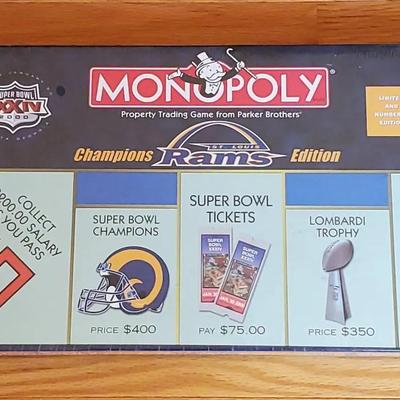 Monopoly St. Louis Rams Champions Edition 