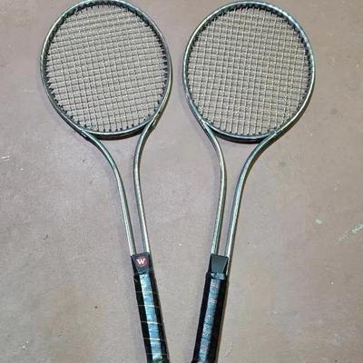 (2) Aluminum Tennis Rackets
