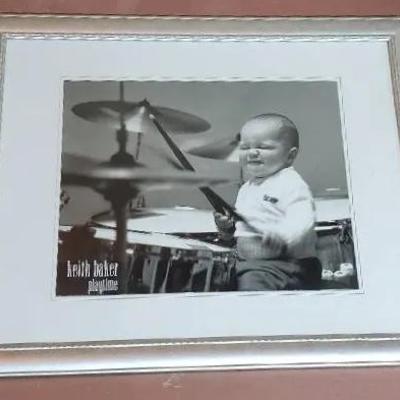 Keith Baker "Playtime " Framed Piece