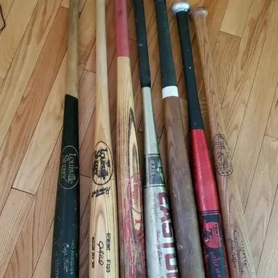 (7) Baseball Bats - Easton, H&B, Ten Pro, Adirondack, Louisville Slugger