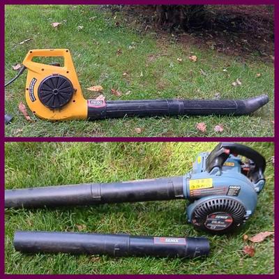 (2) Leaf Blowers - Gas and Electric 