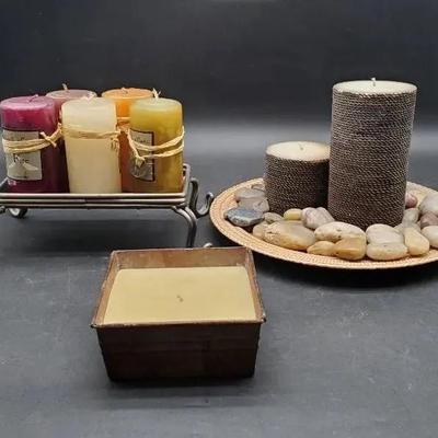Home Decor Candle Lot
