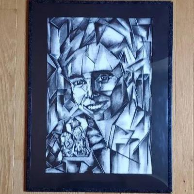 Abstract Black and White Artwork 