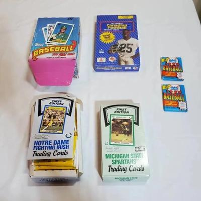 Baseball Cards - Topps, All World Canadian, First Edition Notre Dame, Michigan State