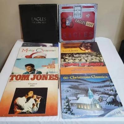 (11) Record Albums- Eagles, Norah Jones, Elvis, Bing Crosby, Tom Jones