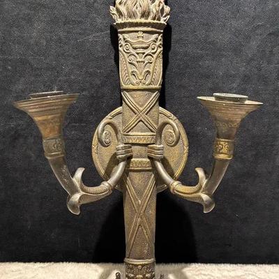 Indian candle sconce