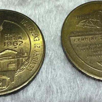 1962 seattle worlds fair collectible coins