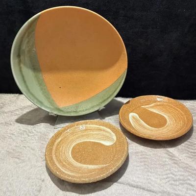 Japanese earthenware plates