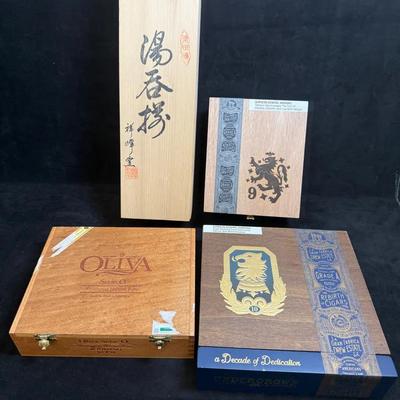 Collectible cigar boxes more