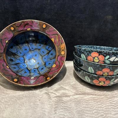 Artful ceramic bowls